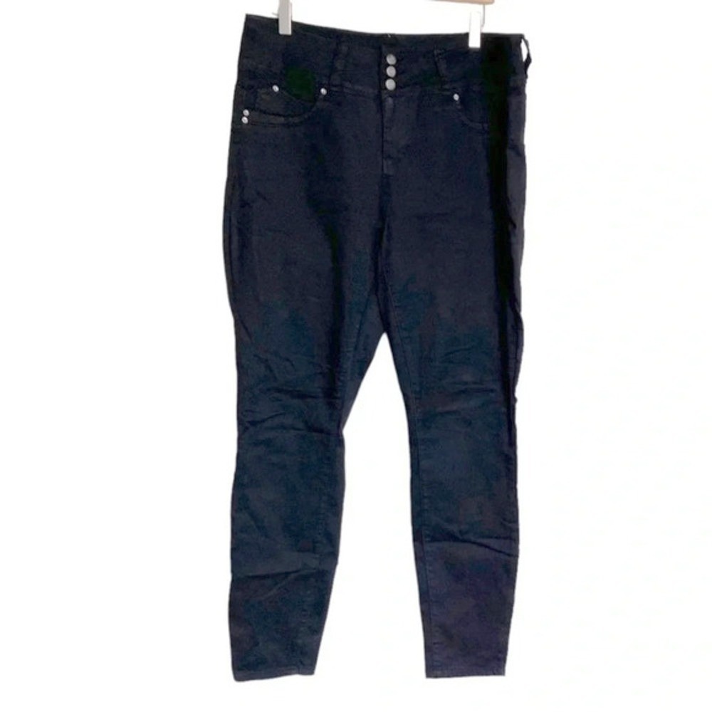 Royalty for Me WannaBettaButt Skinny Jeans 16 Black High Rise Stretch Denim